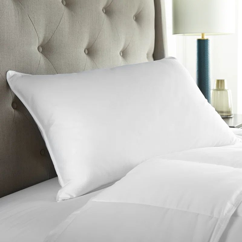 White Goose Down Hypoallergenic Chamber Pillow