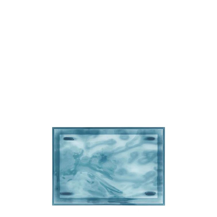 Mario Bellini Blue Transparent Outdoor Serving Tray