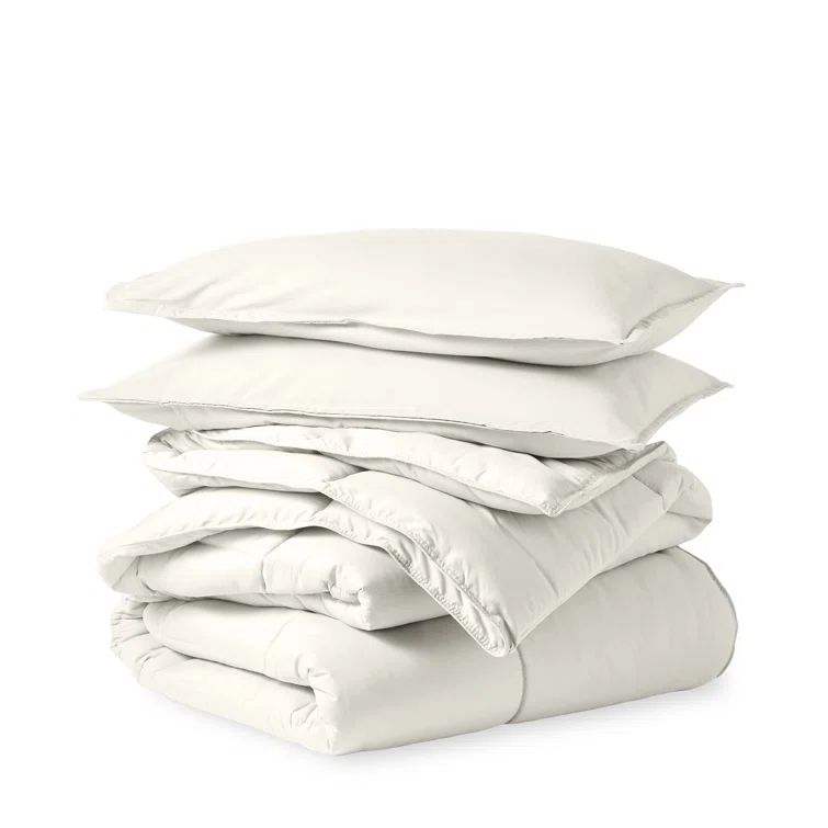 Cream Queen Down Alternative Microfiber Comforter Set