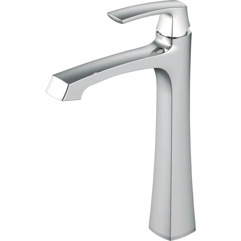 Cardania Brushed Nickel Single Handle Vessel Sink Faucet