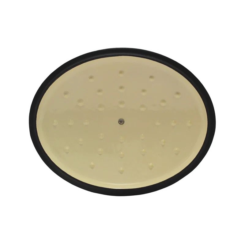 Neo 8 Qt Oyster Enameled Cast Iron Oval Dutch Oven