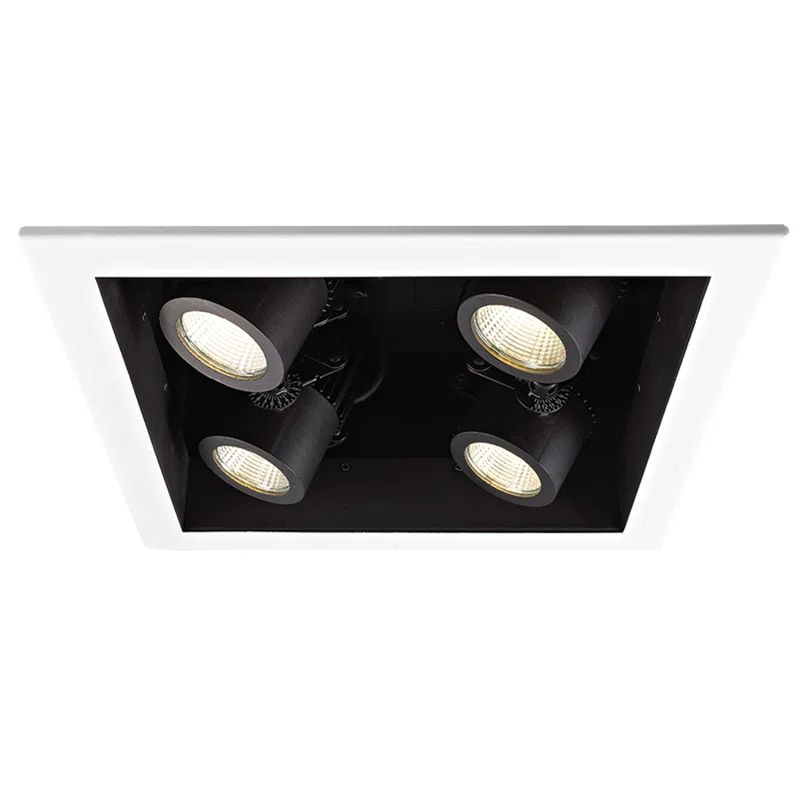 Precision Multiples 18.5'' Black Aluminum LED Spotlight Kit, Energy Star