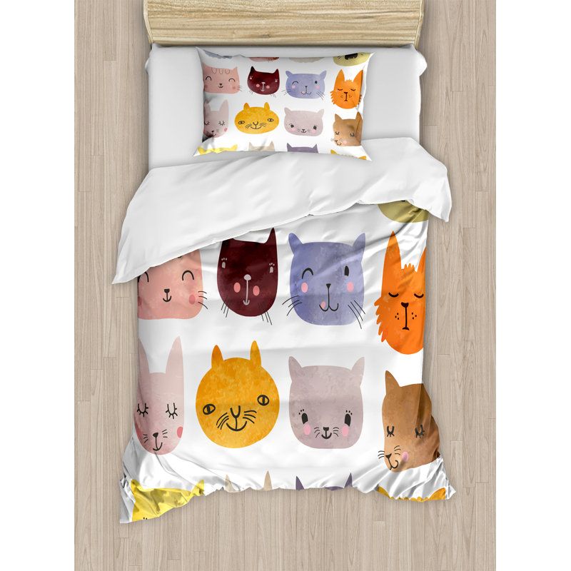 Cat Modern & Contemporary Duvet Cover Set