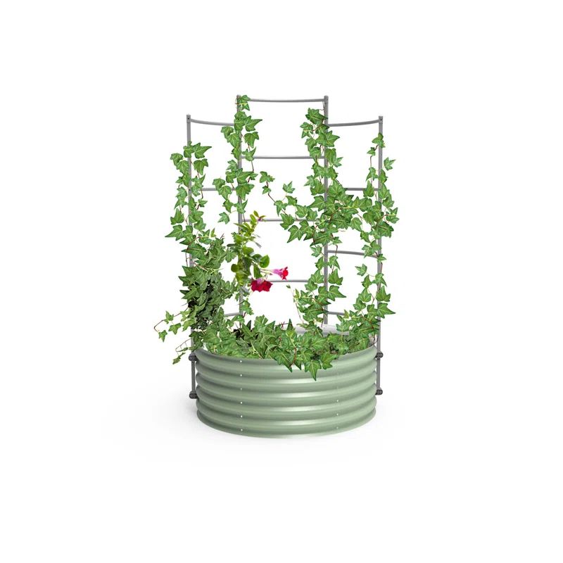 Metal Modular Garden Wall Trellis, 71" Tall