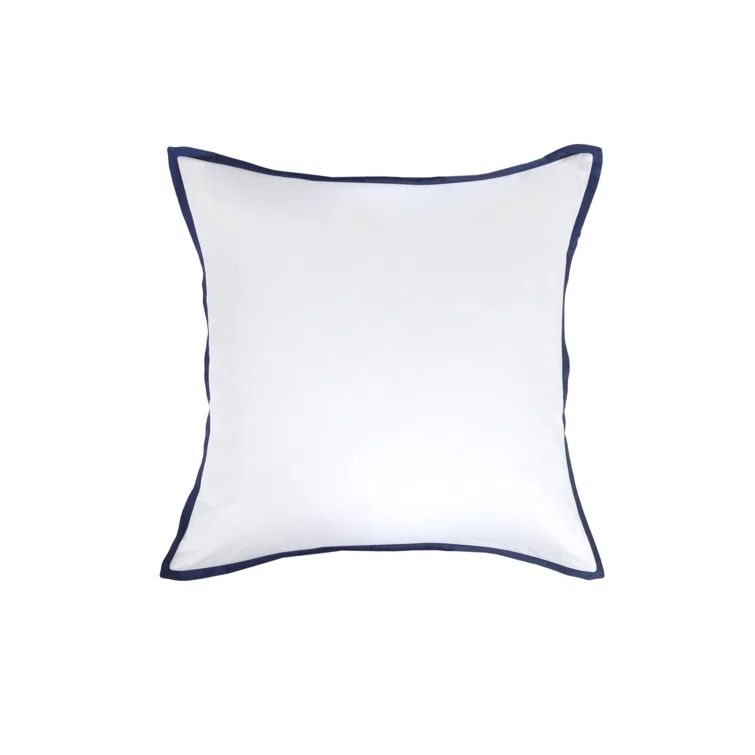 Navy Cotton Hypoallergenic Euro Sham