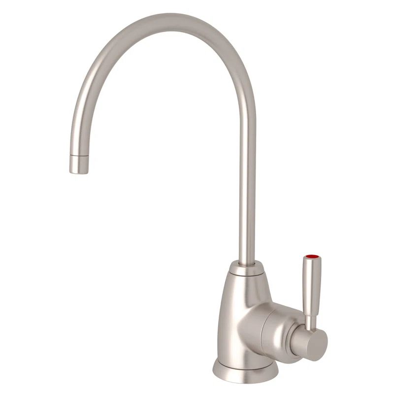 Polished Nickel Modern Single Hole Kitchen Faucet