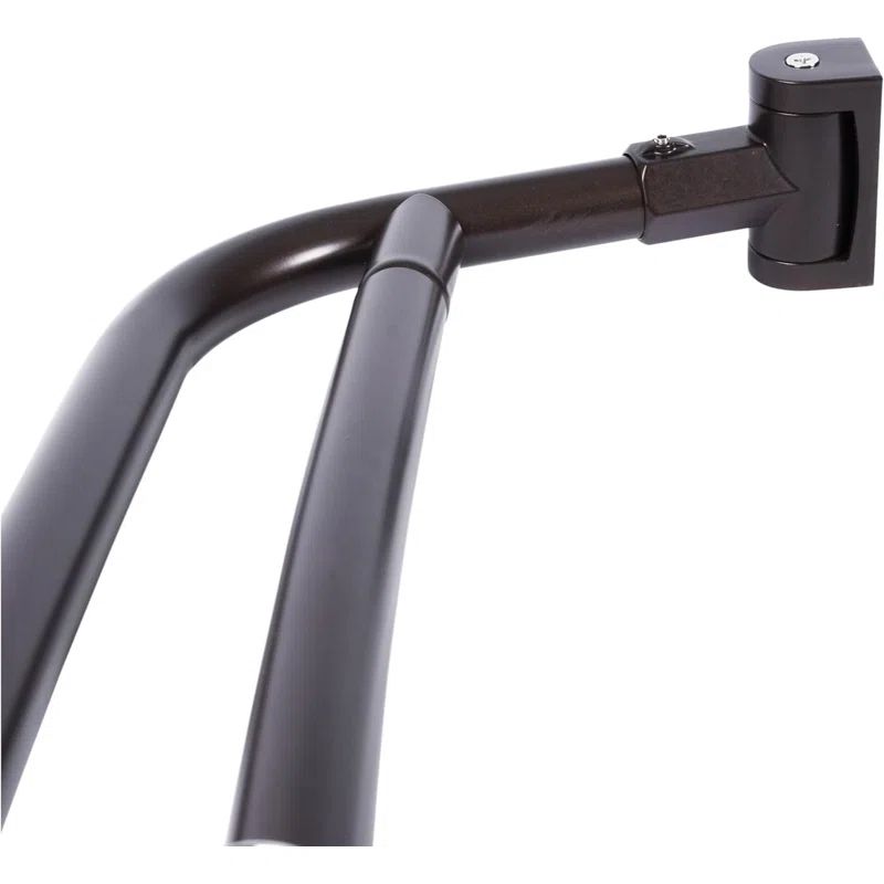 70'' Oil Rubbed Bronze Double Curved Shower Curtain Rod