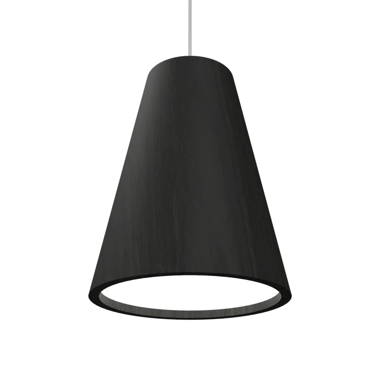 Matte Black Mini Contemporary Pendant Light