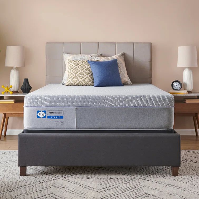 California King 13" Plush Hybrid Mattress with Gel Memory Foam