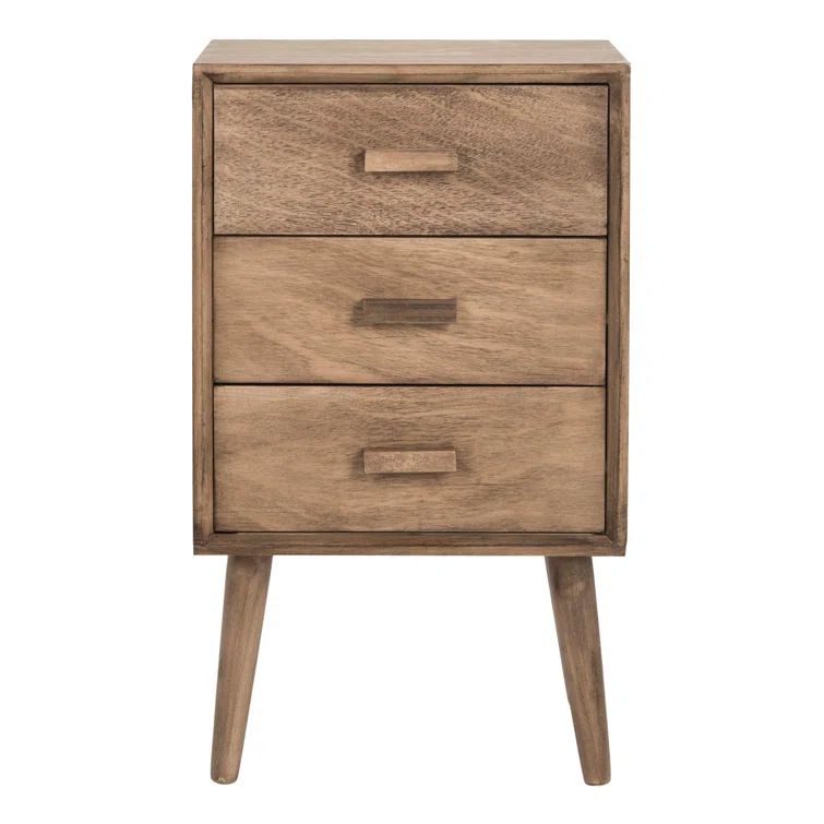 Pomona 27" Desert Brown Pine 3-Drawer Chest