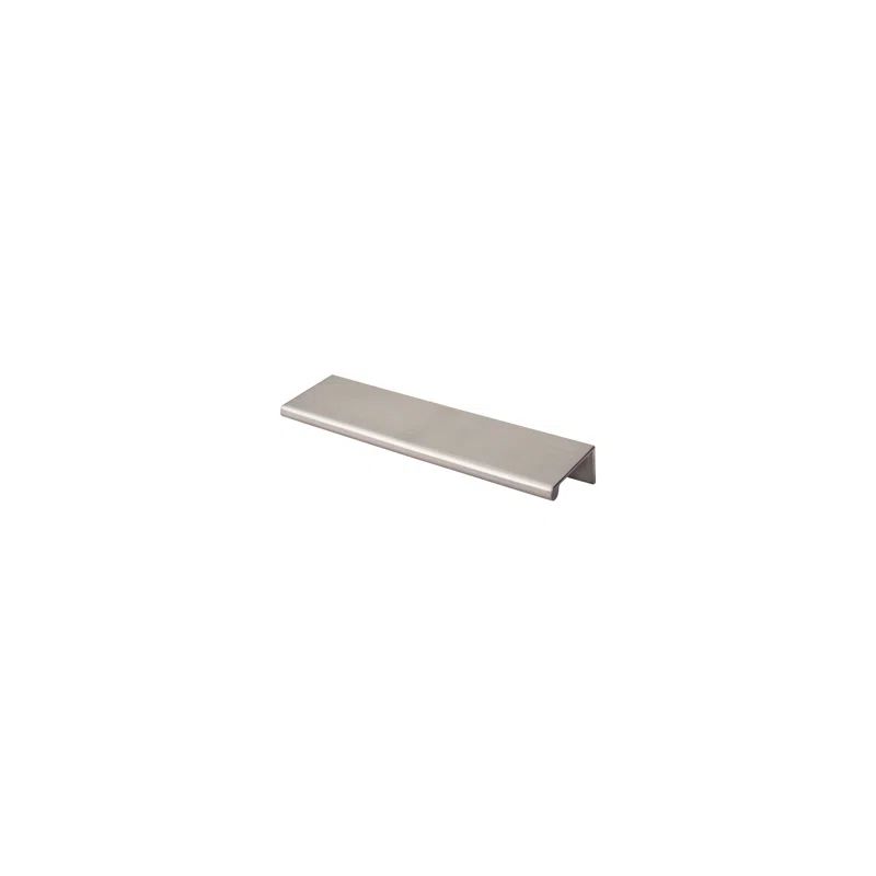 Brushed Nickel 6" Finger Pull with Mounting Hardware