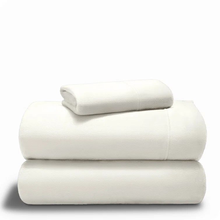 Cream Twin XL Microfiber Deep Pocket Sheet Set