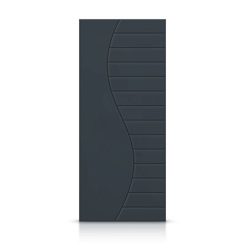 Charcoal Gray Smooth Painted Hollow Core MDF Interior Slab Door