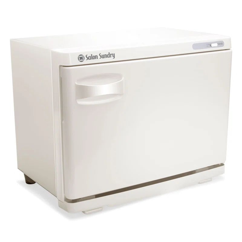 Large White Metal Professional Hot Towel Warmer Cabinet