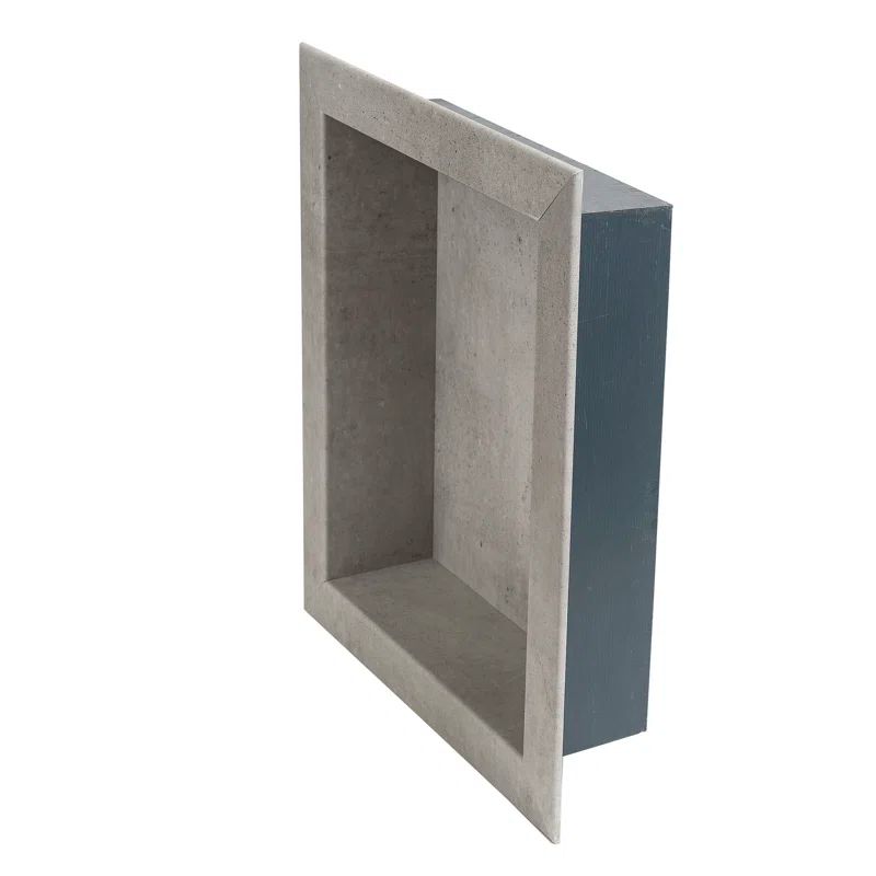 Palisade Frost Nickel Vinyl Waterproof Shower Niche Insert