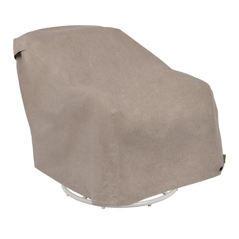 Sandstone Polyester Waterproof Patio Swivel Lounge Chair Cover