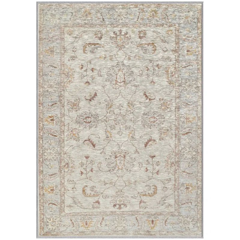 Gel Pro Beige Geometric Polyester 2' x 3' Accent Rug