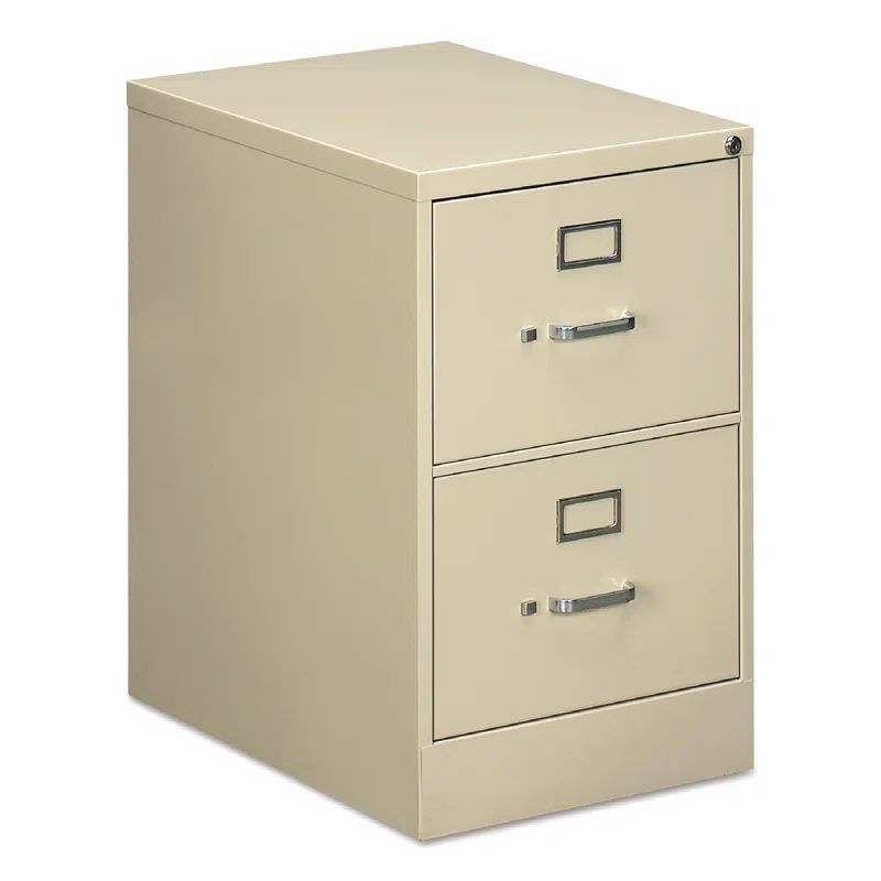 Putty 18'' Wide 2-Drawer Lockable Steel File Cabinet