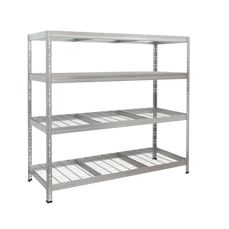 Heavy Duty Galvanized Steel 71" x 60" x 20" Shelving Unit