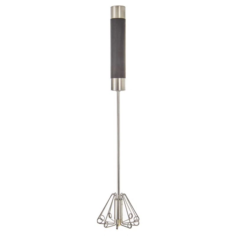 12-inch Stainless Steel Miracle Whisk with Black Handle