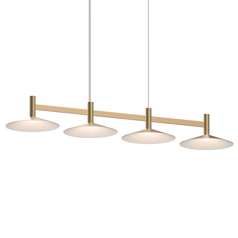 Systema Staccato 43" Black LED Linear Outdoor Pendant