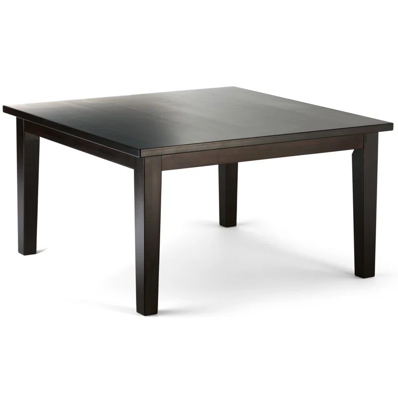 Eastwood 54" Brown Solid Wood Square Dining Table