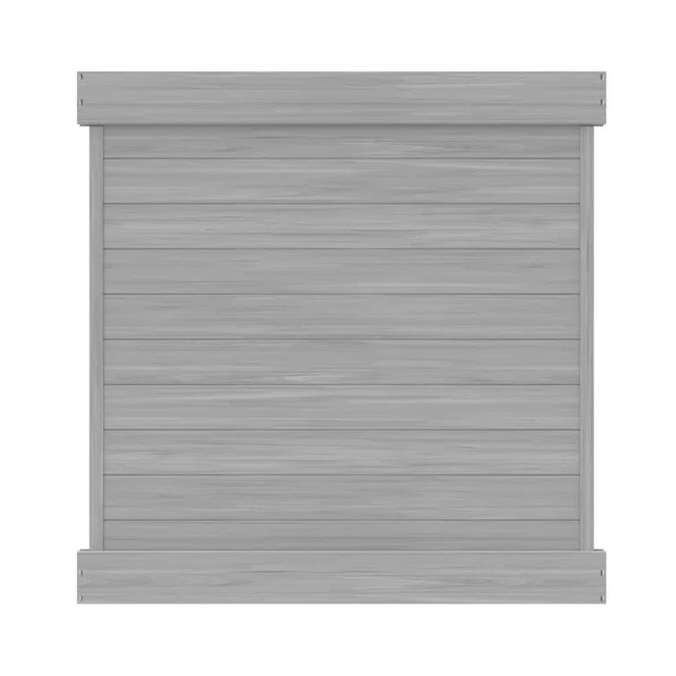 6 ft x 6 ft Driftwood Vinyl Privacy Fence Panel Kit