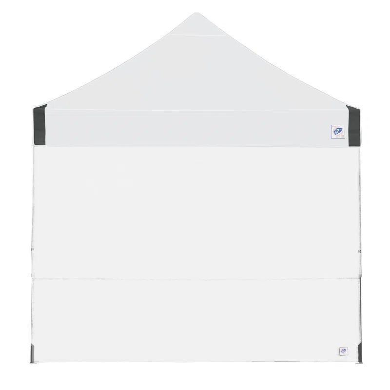 White Fabric Side Wall for 10' Straight Leg Canopy
