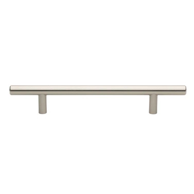 Satin Gold 5-Inch Modern Bar Pull with Mounting Hardware