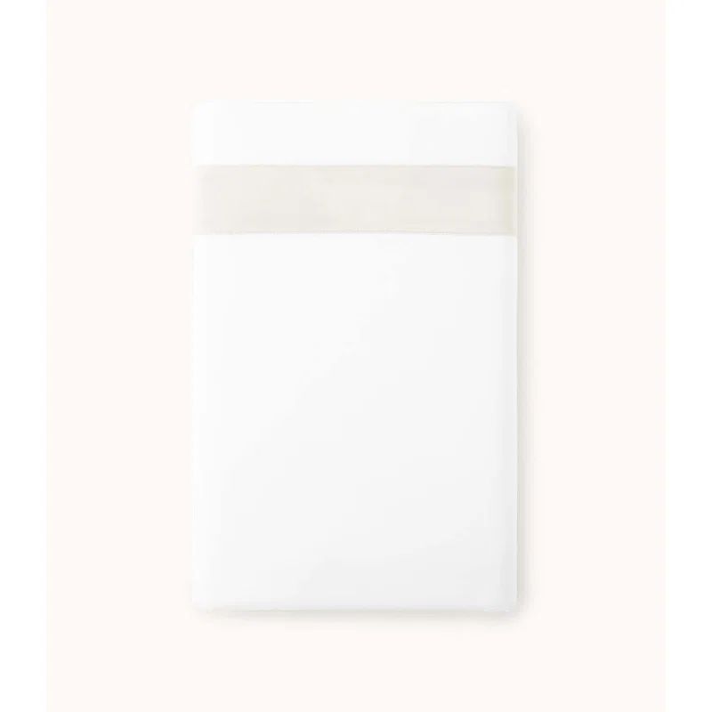 Twin Platinum Cotton Sateen Flat Sheet
