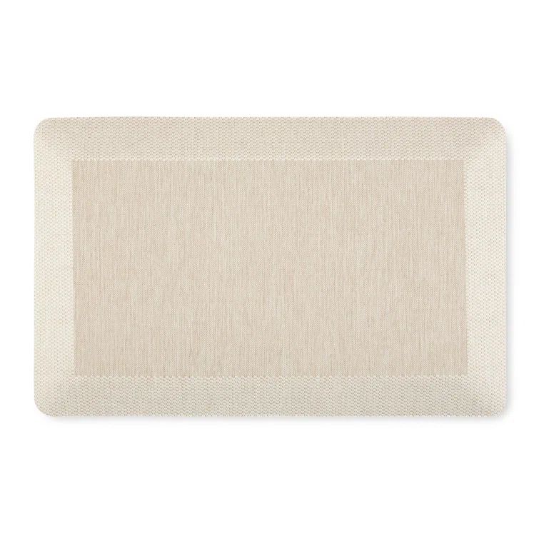 Beige Anti-Fatigue Air-Infused Kitchen Mat, 19.6"x32"