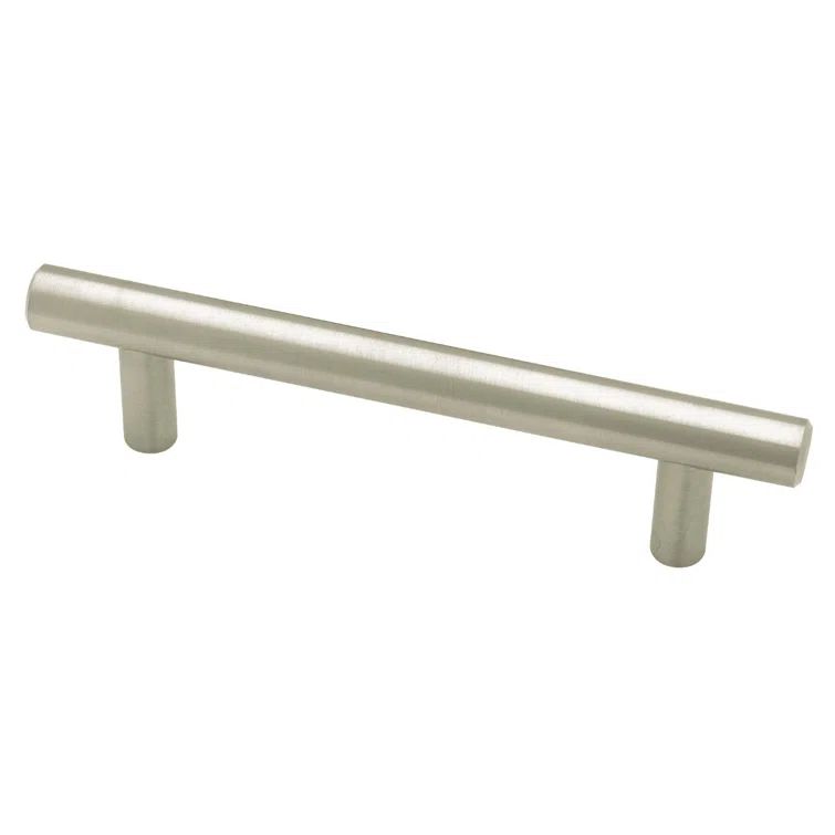 Stainless Steel Modern Bar Pull with Mounting Hardware