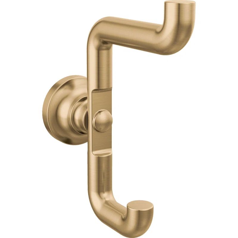 Champagne Bronze Wall Mounted Double Towel Hook
