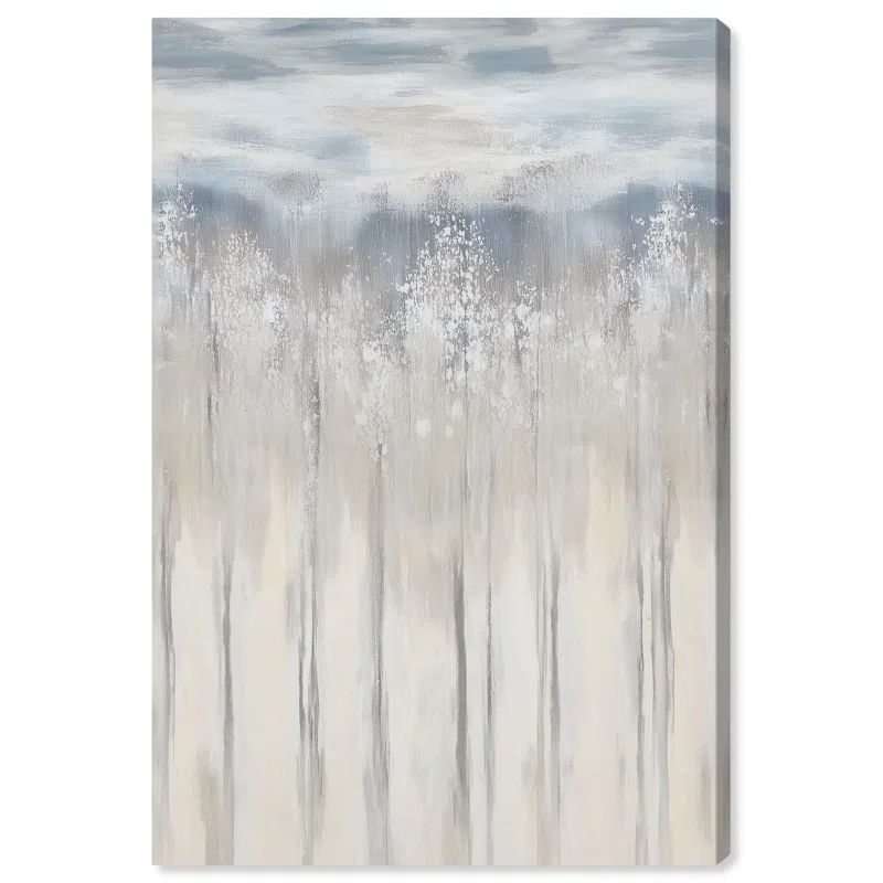 Sepia Abstract Wrapped Canvas Art, 30" x 20"