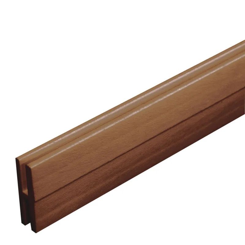 Brown Vinyl Lattice Divider Moulding Set of 2