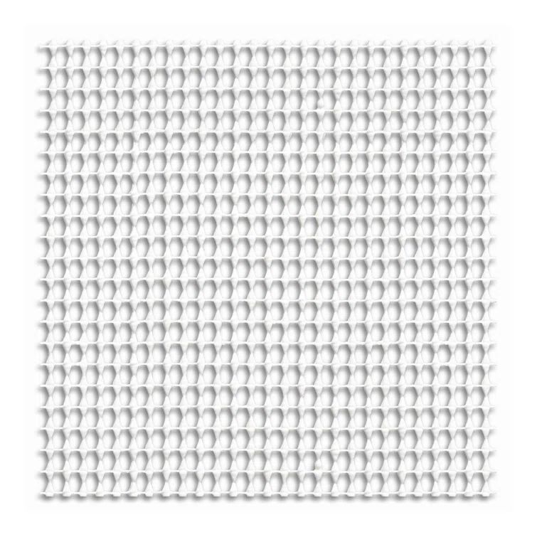 White PVC Non-Slip Square Rug Pad for Indoor Use