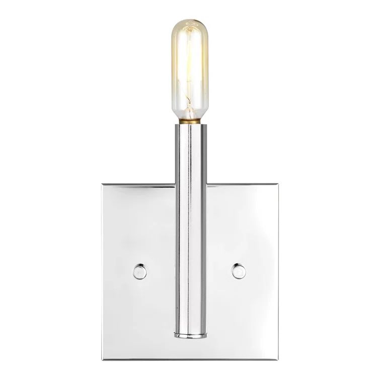 Chrome Direct Wired Electric Outdoor Wall Sconce