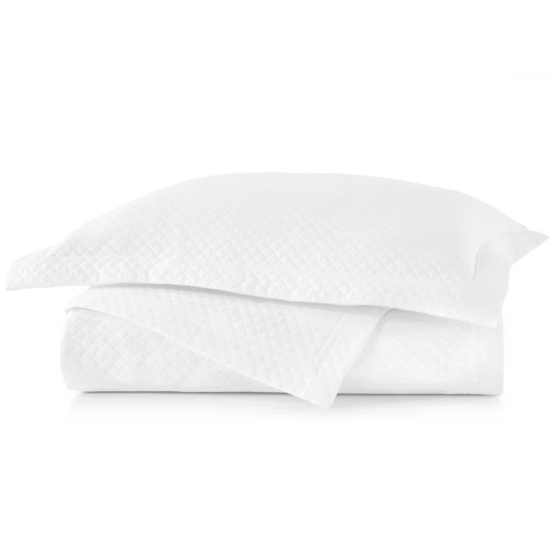 Oxford King White Organic Cotton Blend Throw Blanket