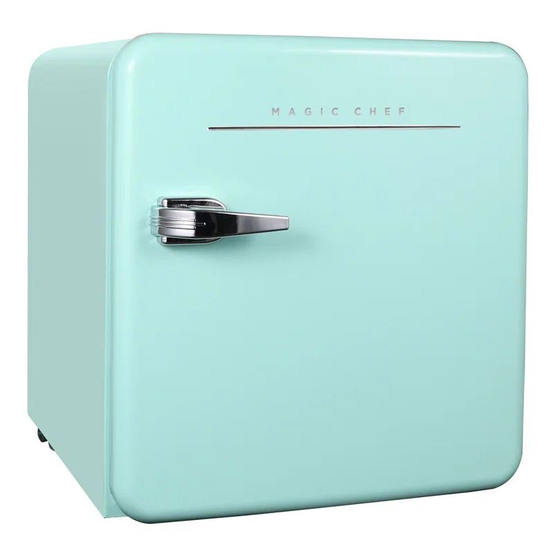 Magic Chef 1.6 Cu. Ft. Mint Green Retro Mini Fridge