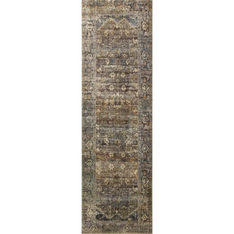 Morgan Spice and Lagoon Wool Runner Rug 2'-3" x 11'-6"