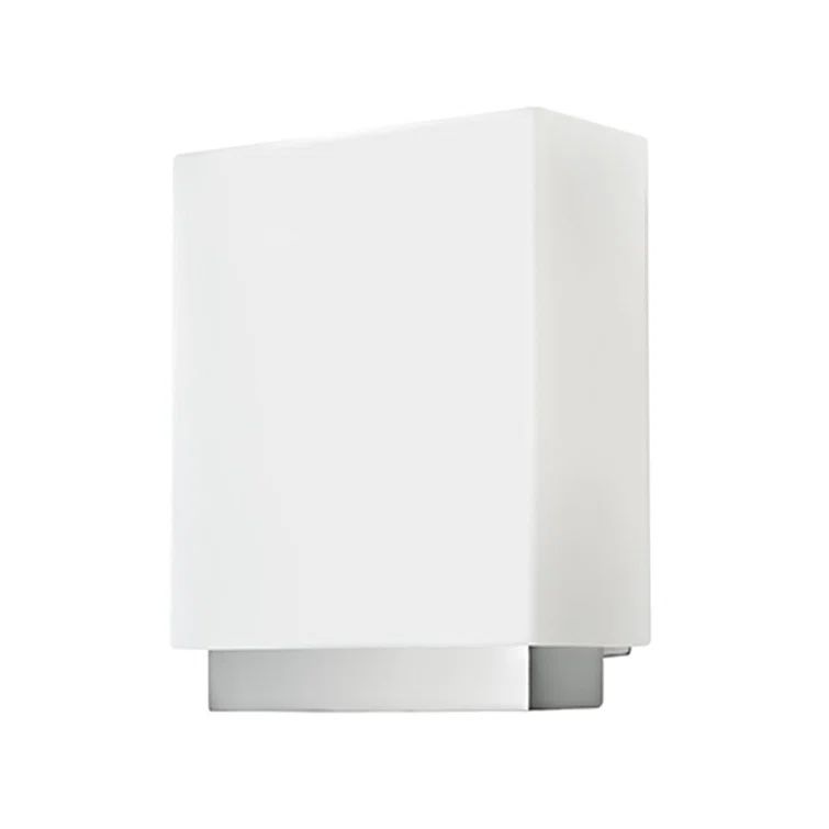 Modern Square Shade Dimmable Chrome Outdoor Wall Sconce