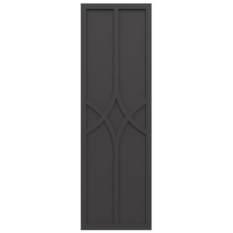 Shadow Mountain Raised Panel PVC Decorative Shutters, 12" x 55"