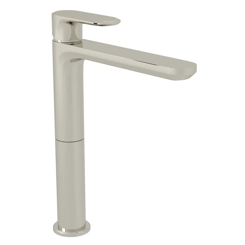 Meda Polished Nickel Contemporary Tall Vessel Faucet