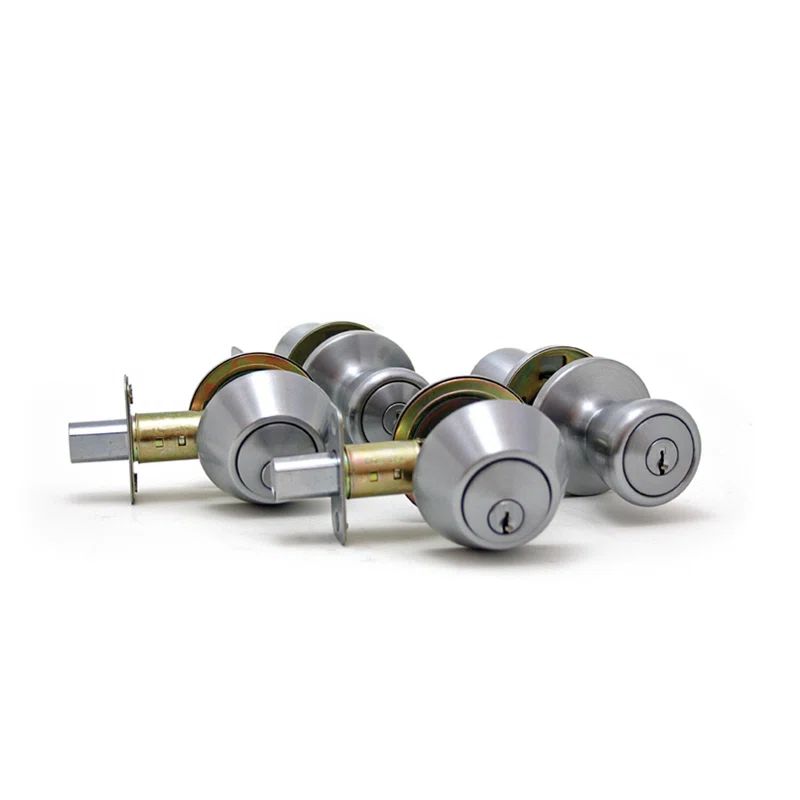 Atlas Satin Nickel Universal Handing Door Lock Kit