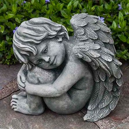 Evangeline Verde Concrete Garden Statue