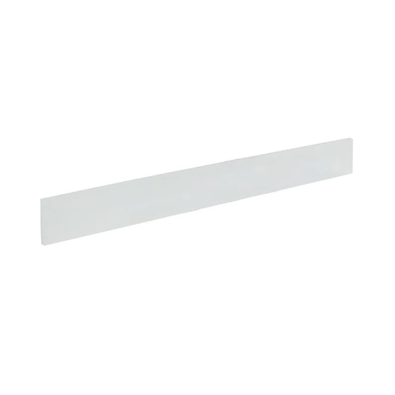 36" White Engineered Stone Bathroom Vanity Backsplash