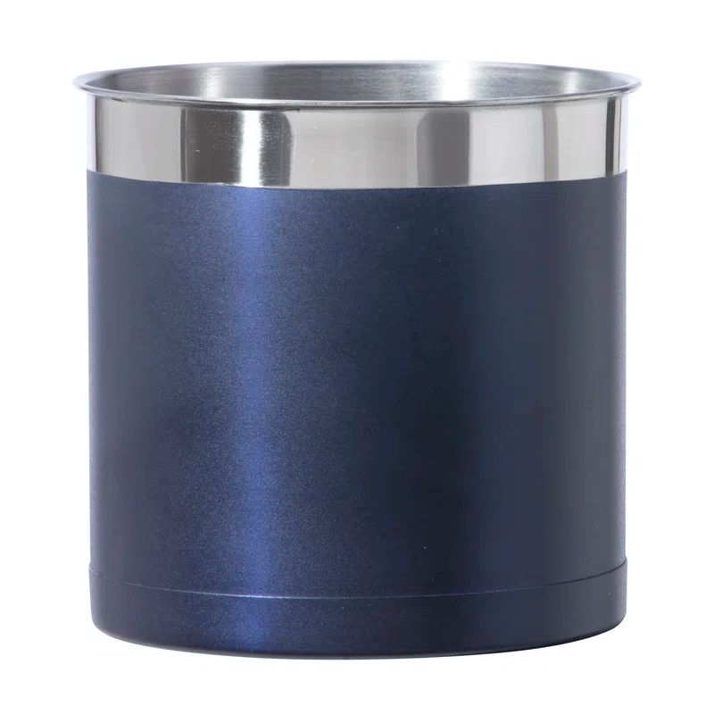 Midnight Blue Stainless Steel Jumbo Utensil Crock