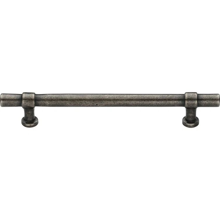 Ashley Norton 8" Distressed Dark Bronze Bar Cabinet Pull