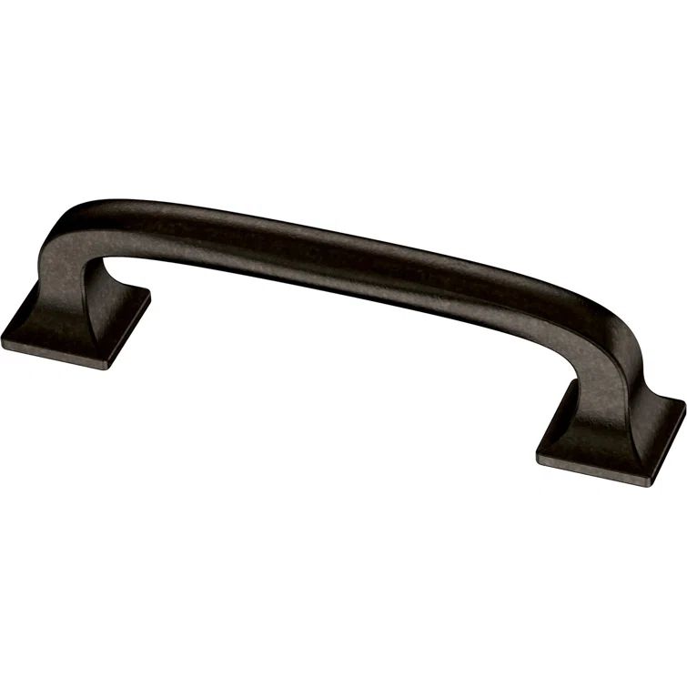 Soft Iron 3" Center to Center Cabinet Pull with Mounting Hardware