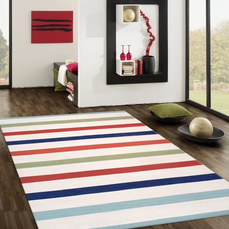Hampton Ivory 8'9" x 11'9" Synthetic Indoor/Outdoor Area Rug